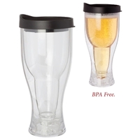 17 oz. Party Goers' Beer Tumbler with double wall insulation.... from ASI...