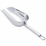 Heavy Duty Medium Bar Scoop (10 oz.) w/hook, S/S