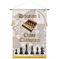 22" x 30"Custom Digitally Printed Podium Banner Straight Bottom with...