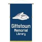 36" x 60" Podium Banner, Straight Cut/ with Fringe