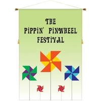 42" x 60" Custom Digitally Printed Podium Banner Straight Bottom without......