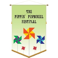 42" x 60" Custom Digitally Printed Podium Banner V Bottom with... from ASI...