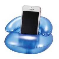 Inflatable cell phone stand