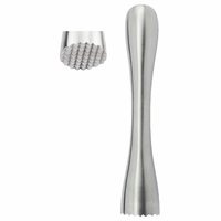 Sleek Muddler, Stainless Steel