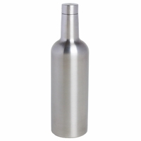 26 oz. Wine Bottle Triple-Wall Flask, Stainless Steel... from ASI 55450...