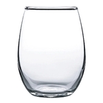 Meritus Stemless Wine Glass, 8 oz. rimfull
