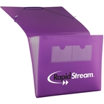 Accordion File - 6 Pocket - Smooth Frosted Finish