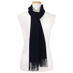 Navy 100% Alpaca Scarf