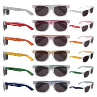 Color arm sunglasses with an assortment of color options and...