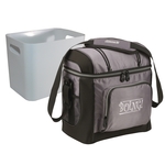 Coleman 9 Can Soft Cooler with Liner - Gray