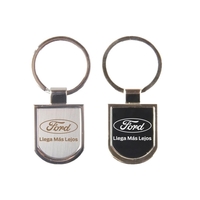 Rectangular shape chrome metal key holder... from ASI 74585 Nu Promo...