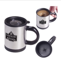 Stainless steel 12 oz. stir mug with polypropylene inner liner.... from ASI...