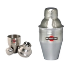 7 oz brushed stainless steel mini martini shaker
