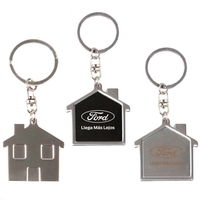 Rectangular shape chrome metal key holder... from ASI 74585 Nu Promo...