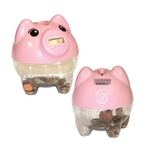 Piggy Bank with Digital Coin Counter
