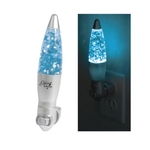 Liquid-filled glitter night light