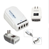 4 Port High Output USB Travel Charger