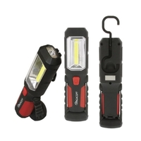 High Intensity COB Utility Work light With LED Flashlight