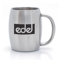 14 oz. Double Wall Stainless Steel Handle Mug for Hot or... from ASI 40544...