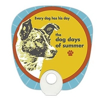 This high gloss laminated hand fan makes a unique giveaway people... from ASI...