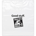 22W x 24H x 5 - Die Cut Handle Bag - Flexo Ink Print