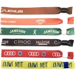 Full Color Cloth Wristband w/ Locking Bead (RUSH available)