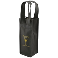 4.5" x 11" x 3.5" 1-bottle tote bag with reinforced 16"... from ASI 75731 PWS...