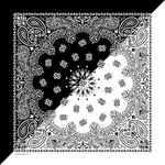 Split Paisley Bandanna - Made in the USA