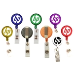 Round 24" retractable badge holder