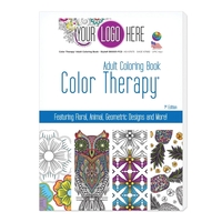 Color Therapy 24 Page Adult Coloring Book