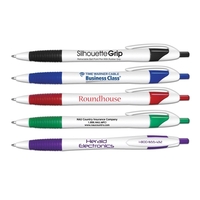 Retractable ballpoint pen with rubber grip, 5 3/4".... from ASI 67675...