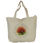 Top Zippered 10oz Cotton Tote Bag