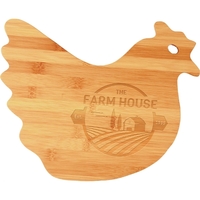 This 10 7/8" x 13 1/2" wood cutting board features an... from ASI 92531...