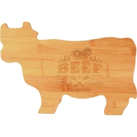 This animal-shaped, bamboo cutting board measures 9 3/4" x 14 3/4".... from...