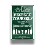 Embossed Aluminum Signs (8" x 12")