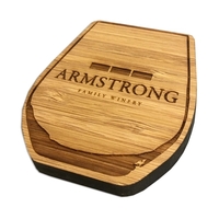 Laser etched bamboo magnet with strong disc magnet.... from ASI 72521 Morris...