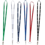 3/8" EconoWeave Silk Screen Lanyard
