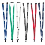 5/8" Anti-Microbial Silk Screen Lanyard