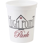 16 oz. Smooth Walled Stadium Cup with Automated Silkscreen