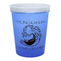 16 oz. Color Changing Smooth Plastic Stadium Cup