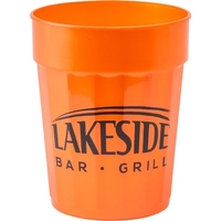 22 oz. Squat Fluted Stadium Plastic Cup