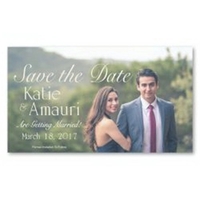 7" x 4" save the date magnet with four color process... from ASI 68507 The...