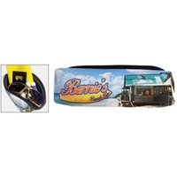 7"x3" Full Color Zippered Scuba Bag Organizer w/3" Gusset