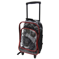 Clear rolling backpack