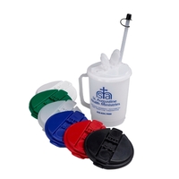 Double wall insulated frosty 22 oz. mug with flip sip lid... from ASI 91265...