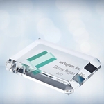 Color Imprinted Beveled Rectangle Paperweight