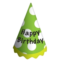 Scalloped Party Hat with Elastic