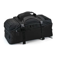 Padded convertible duffel with adjustable compartment dividers; unzips and...