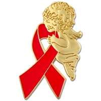 Red Ribbon Angel Pin... from ASI 47150 ZZ DROPPED - Creative House / Creative...