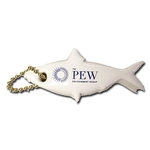 Vinyl-Coated Floating Key Tag - Minnow